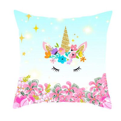 

26 Pattern Fashion 1818 Cartoon Cute Unicorn Cushion Cover Pillow Case Home Sofa Decor
