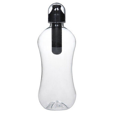 

〖Follure〗550ml Water Hydration Filter Bobble Bottle Drinking Outdoor Sports GYM Hiking BK