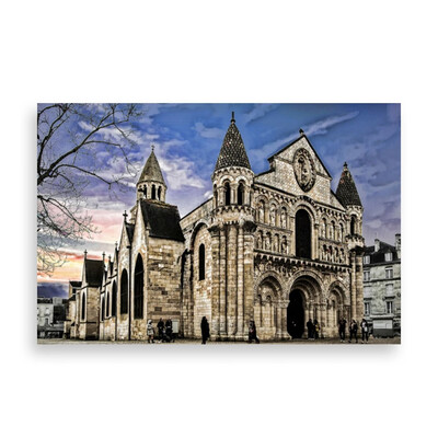 

Gobestart Palaver Cathedral Paris Photo Print Sticker Decorative Painting Hanging Painting