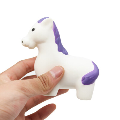 

Gotoamei Lovely Purple Horse Scented Slow Rising Toy Children Kids Gift Stress Relief