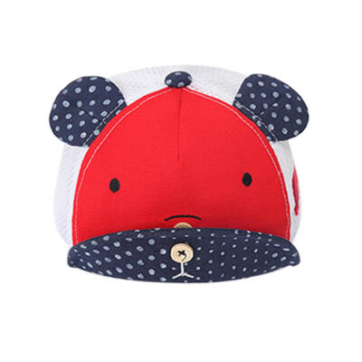 

Infants Baseball Hat Summer Cartoon Ears Toddler Mesh Cloth Baby Sun Cap