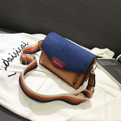 

Hong Kong style retro bag girl 2019 autumn&winter new frosted small square bag Korean version tide 100 girls single shoulder o