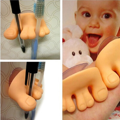 

〖Follure〗Cute Bathroom Toothbrush Wall Mount Holder Sucker Suction Cups Organizer