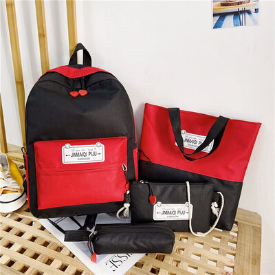 

Tailored Fashion Womens Outdoor Four-Piece Large Capacity Shoulder Bag Messenger Bag