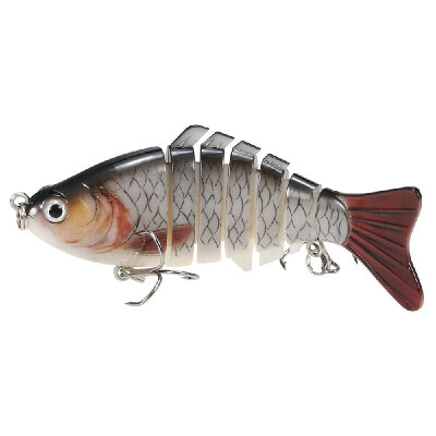 

Multi Jointed Fishing Lure Lifelike 7 Segments Hard Crankbait Fishing Lure Swimbait Fish Hook Fishing Tackle