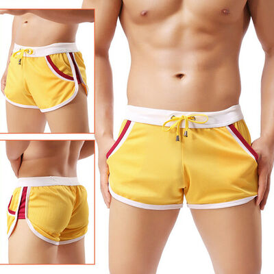 

Mens Summer Breathable Pocket Shorts Gym Sports Running Casual Short Pants