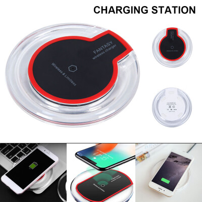 

Qi Wireless Charger Charging Pad Dock Station Case For iPhone  6S Plus 7 Plus