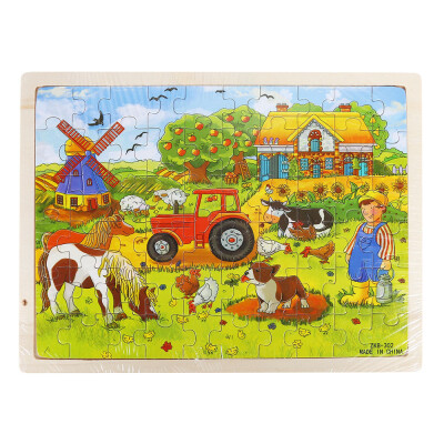 

Gotoamei Wooden Apple House Puzzle Educational Developmental Baby Kids Training Toy A