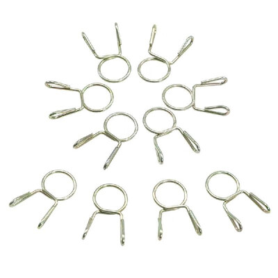 

20X Fuel Line Hose Tubing Spring Clip Clamp 7mm For Motorcycle ATV Scooter