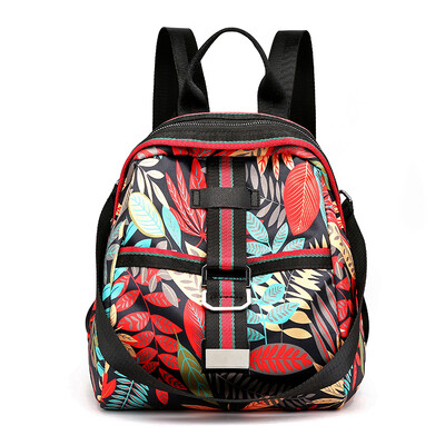 

Oxford shoulder bag womens Korean fashion 100-pack schoolbag travel canvas small backpack womens bag