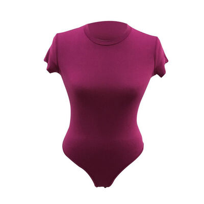 

New Women Fashion Sexy Short Sleeve Leotard Bodysuit Ladies Casual Stretch Jumpsuit Romper