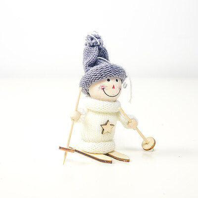 

Christmas Cute Girl Ski Doll Ornaments Christmas Tree Decorations Hanging Pendant Home Party Decor