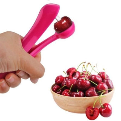 

New Cherry Olive Pitter Stoner Pits Seed Fruit Remover Core Squeeze Stone Tool