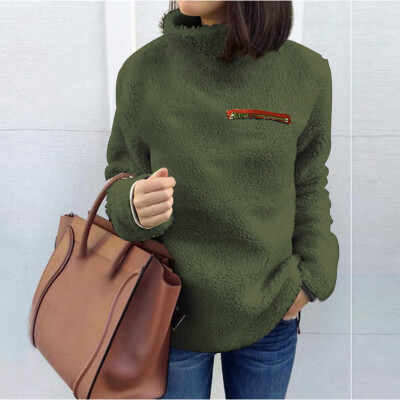 

Womens Warm Autumn Winter Sweaters Turtleneck Long Sleeve Pullover Sweatshirts