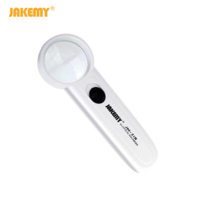 

JAKEMY JM-Z19 8X Optical Magnifier with 2 Led for Repairing Fixing Internal Details for PC Smartphone