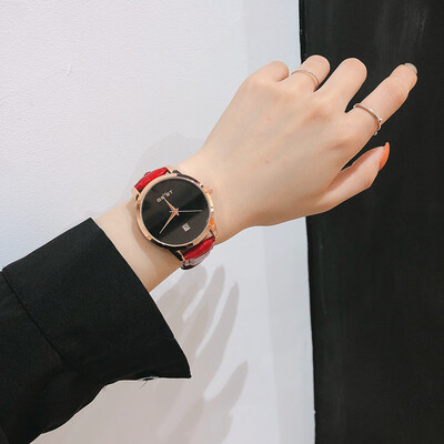 

Han Feng Watch Female Students Simple Academic Style Retro Sen Department Joker Literary Soft Sister Temperament Atmosphere with C
