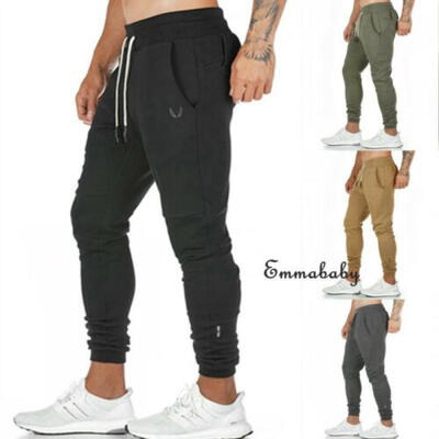 

Mens Sport Pants Long Trousers Tracksuit Fitness Workout Joggers Gym Sweatpants