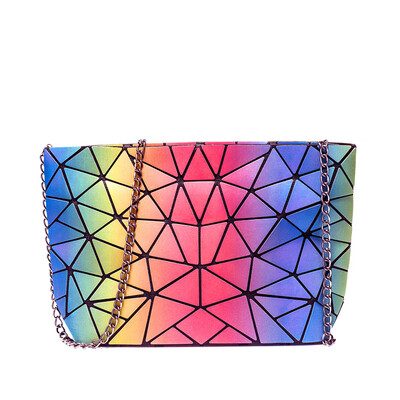 

LOVEVOOK crossbody bags for women 2019 foldable shoulder messenger bag with retro female luxury designer geometric bags rainbow
