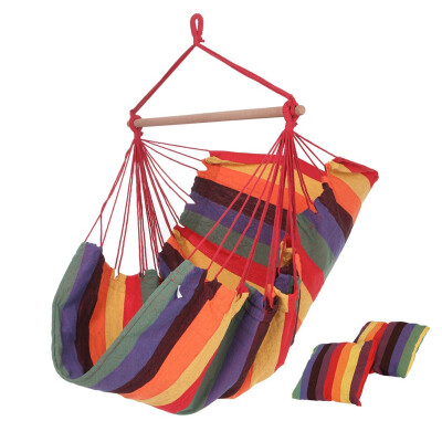 

Hanging Rope Swing - Hammock Chair Hanging Chair Household Cradle Swing Chair Seat With 2 Pillows For IndoorOutdoorGarden