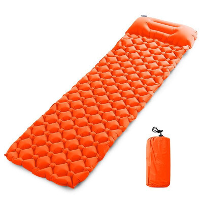 

Ultralight Air Sleeping Pad Inflatable Camping Mat with Pillow for Outdoor Camping Hiking Backpacking Travel