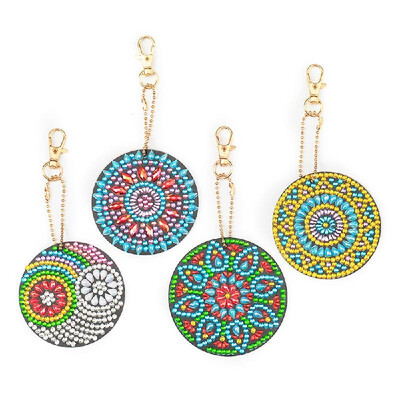 

DIY Diamond Painting Keychain Pendant Butterfly Key Ring Full Drill Special Shape Diamond Painting Kits for Handbag Shoulder Bag B