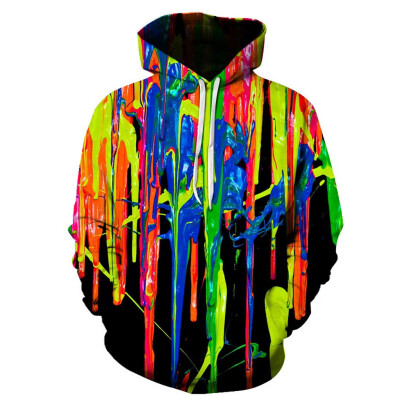 

Toponeto Mens Colorful 3D Printing Creative Casual Long Sleeve Blouse Coat Hoodie Top