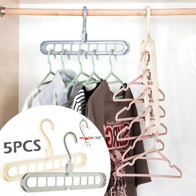 

Magic Rotating Hangers Clothes Multi Hanger Space Saving Folding Hook Rack Wardrobe Organizer