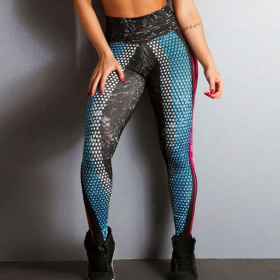 

Women Fashion Yoga Fitness Leggings Running Gym Stretch Sports High Waist Trousers Pants
