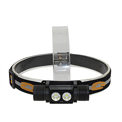 

USB Rechargeable LED Headlight Waterproof Headlamp 3 Modes For Camping Hiking