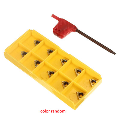 

10PCS 11IR A60 Carbide Inserts&Wrench Replacement for Threading Turning Tool Boring Bar