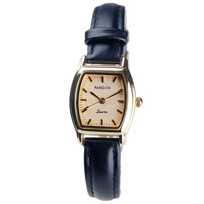 

Pengzhi belt type student watch male small dial watch female square watch boy simple quartz watch wine barrel shape