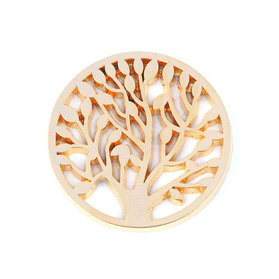 

New Fashion Silver Tree Life Pendant Alloy Piece of Life Tree GoldSilverRose gold