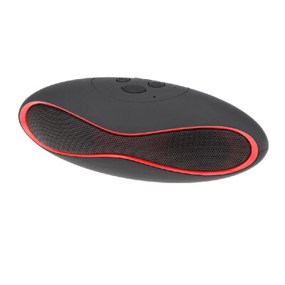 

Potable X6U Mini Rugby Football Stylish Wireless Stereo Bluetooth Speaker Hands-free with TF Card Slot USB Port for iPhone6 Plus