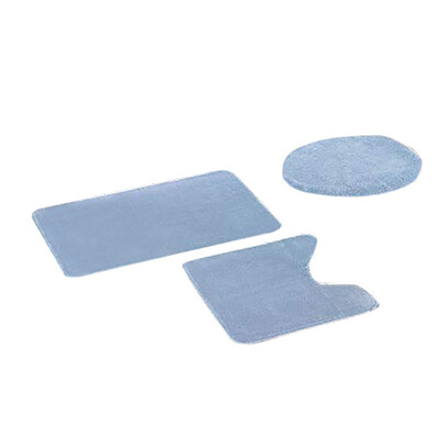 

Gobestart 3pcs Non-Slip Fish Scale Bath Mat Bathroom Kitchen Carpet Doormats Decor