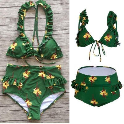 

Women&39s Push Up Padded Bra Bikini Set High Waist Bathing Suit Swimwear Swimsuit