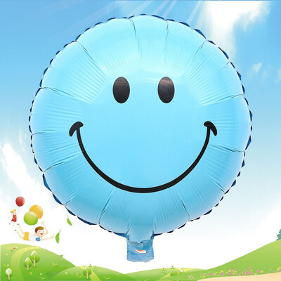 

FUNNYBUNNY 18" Round Sweet Foil Green Smiley Face Balloon Birthday Party Decoration