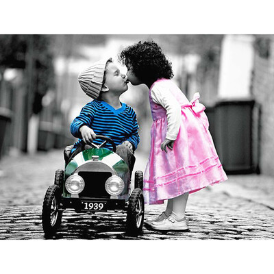 

DIY Diamond Painting Little Girl And Boy Full Square Embroidery Sale Rhinestone Picture Diamond Mosaic Home Decor Gift