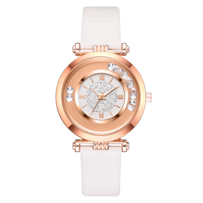 

Belt ladies watch ladies watch 2019 new quicksand ball pu strap quartz watch