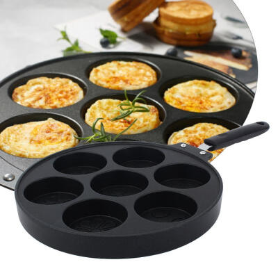 

Greensen Egg Dumpling Pot Non-Stick Seven-Hole Fried Egg Pot Cake Mold Red Bean Cake Baking Tray