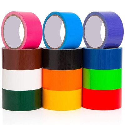

〖Follure〗Multi Colored Duct Tape12 Colors 10 yards x 2 inch rolls Girls & Boys Kids Craft