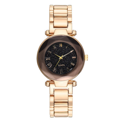 

RM Temperament Fashion Steel Belt Ladies Diamond Men&Women Gift Quartz Watch