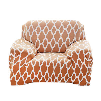 

Geometric Print Elastic Slipcovers Simple All-inclusive Sofa Cover Wrap