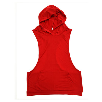 

Mens Muscle Hoodie Tank Top Bodybuilding Gym Workout Sleeveless Vest T-shirt