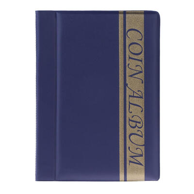

120 Pockets Coins Album Collection Book Commemorative Coin Storage Holders