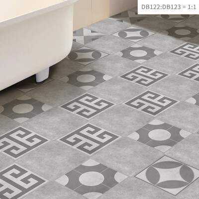 

Gobestart 4Pcs Creative Adhesive Tile Floor Wall Decal Sticker DIY Kitchen Bathroom Decor