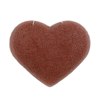 

Natural Konjac Cosmetics Puff Heart Shape Face Cleaning Sponge Wash Flutter