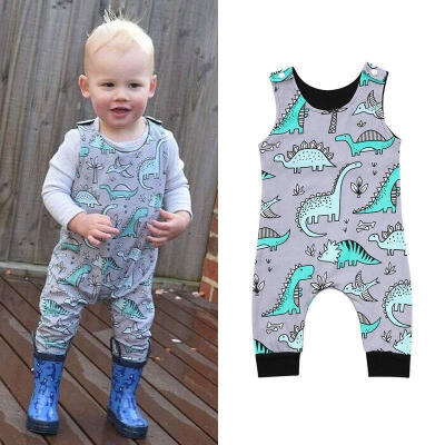 

Newborn Baby Kids Boy Infant Dinosaur Romper Jumpsuit Playsuit Bodysuit Outfits