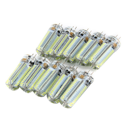 

10pcs 9W G4 Base 104 LED Lamp AC 220V White Light SMD 3014 360 Degrees Beam Angle