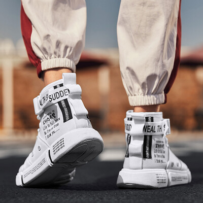 

Aj Mens Shoes Air Force One Roars Buddhas High Hip Hop White Boots in Summer&Gao Bangs Autumn Tide Shoes
