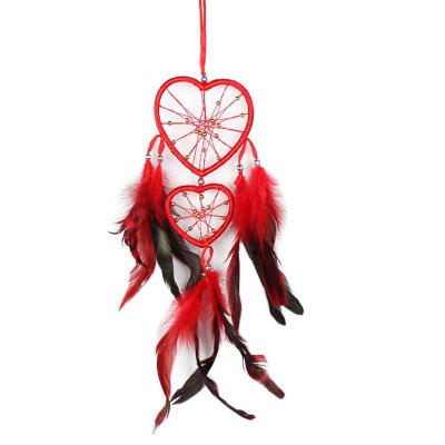

Dram Catcher with feathers wall or car hanging decoration ornament